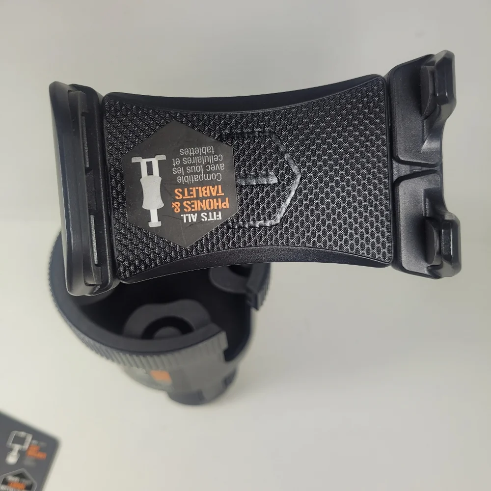 Black Large Drink And Phone Mount